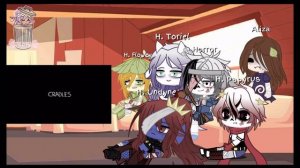 Horrortale reacts to Horror Sans || Gacha Club || Gore Warning!