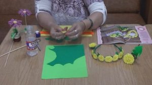 Мастер -класс  "Ободок- одуванчики из фоамирана".