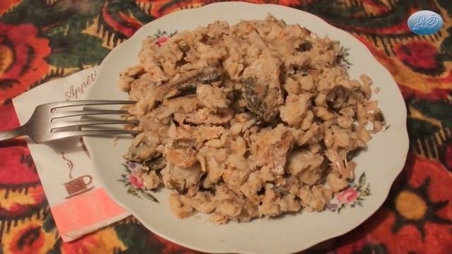 Перловка с рыбой. Дегустация собственных заготовок