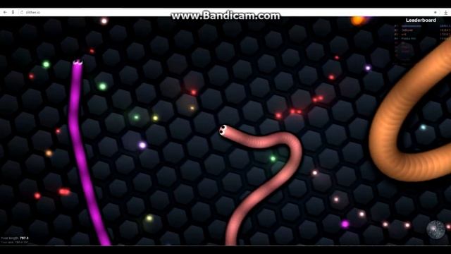 Игра "Червь" - [slither.io] - Обзор сайта и пробная игра:D)) смотреть онлайн