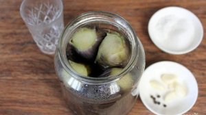 Баклажаны целиком на зиму