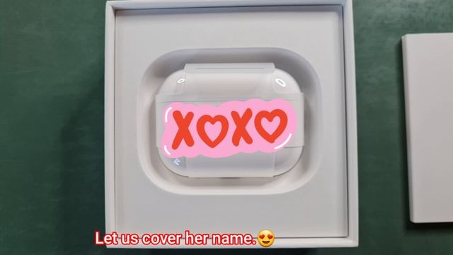 APPLE AIR PODS PRO LATEST EDITION/PERSONALIZE/BOUGHT FROM APPLE STORE IN USA/BLESSED BEYOND MEASURE