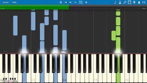Halleluja 50% - 🎹 Piano Tutorial 💖 (Synthesia)