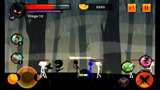 Stickman Ghost : Ninja Warrior  #2 Boss Batu (Indonesia) Android Gameplay смотреть онлайн