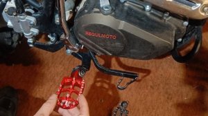 Подножки для эндуро с али экспресс. Подойдут ли на regulmoto sport pro?