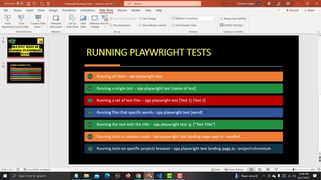 Playwright with Javascript tutorial 5 - Multiple ways to run Playwright tests