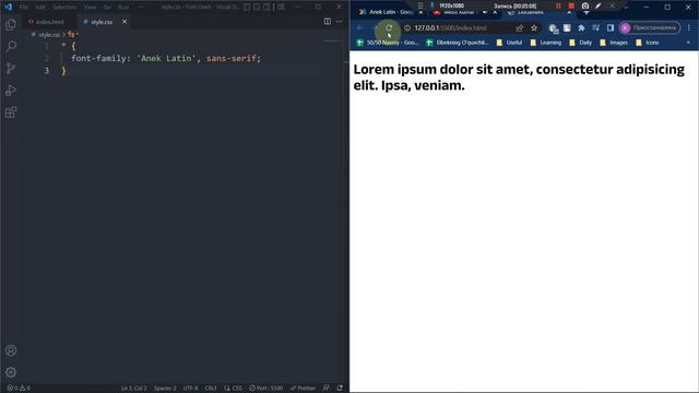 Vebsaytimizga Google Fonts orqali online font ulash darsi | Google Fonts | Saytga font ulash смотреть онлайн