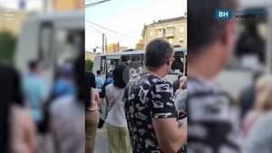 Массовая драка в салоне воронежского автобуса