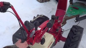разворот руля на мотоблоке мтз