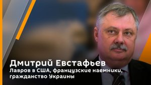 Дмитрий Евстафьев. Лавров в США, французские наемники, гражданство Украины
