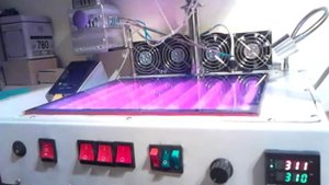 ИК паяльная станция работа (Низ + Верх) Испытания.