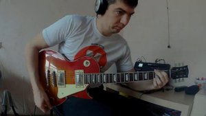 пассаж легато. соло на гитаре.