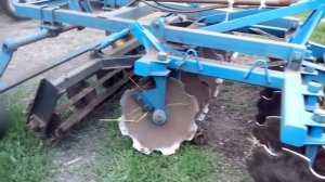 Обзор дисковой бороны АГ-2,4 после Переделки в полу-прицепное состояние