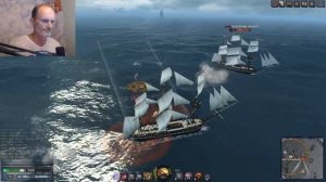 Онлайн-игра про пиратов и парусные корабли "World of Sea Battle" | Постстрим c платформы Trovo