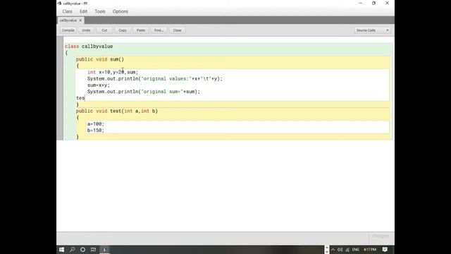 Java function-call by value and call by reference смотреть онлайн