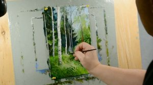 "Ритм в пейзаже. Живопись маслом." Художник Алексей Епишин