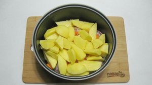 Куриные бедра с картофелем в мультиварке