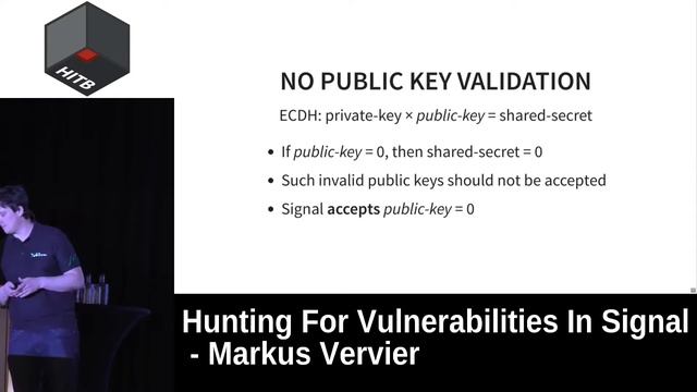#HITB2017AMS D2T1 - Hunting For Vulnerabilities In Signal - Markus Vervier смотреть онлайн
