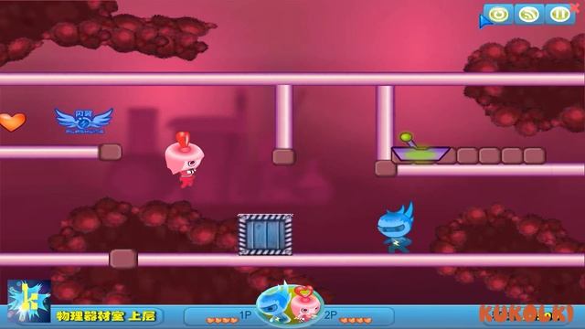 Японская ИГРА аниме ОГОНЬ и ВОДА. Видео для детей, часть # 1