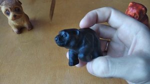 #резьбаподереву Резные миниатюрные статуэтки из дерева