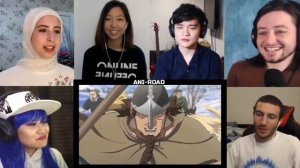 Аскилад против 100 воинов  || Реакция иностранцев на аниме Сага о Винланде в русской озвучке