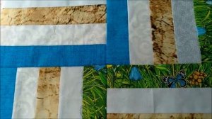 Летняя лоскутная простынка.( часть № 2).