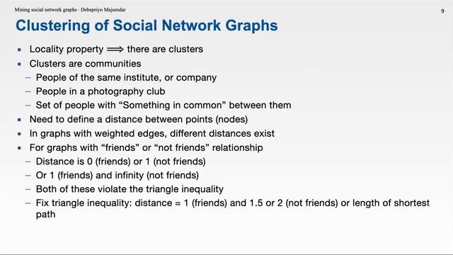 Data Mining Lecture 19: Mining social network graphs смотреть онлайн