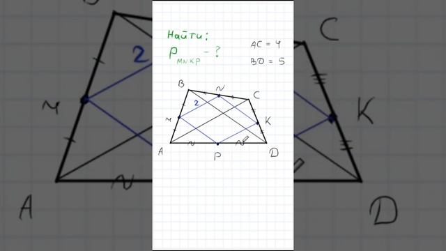 Задача с четырёхугольником за минуту ?