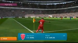 P. Vieira Flying Corner Goal | PES SOCCER GAMING