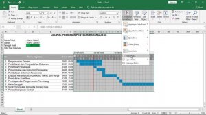 Membuat Jadwal Otomatis Menggunakan Excel