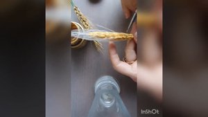 Колосок из холодного фарфора и леки