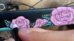 Кастом покраска MTB рамы