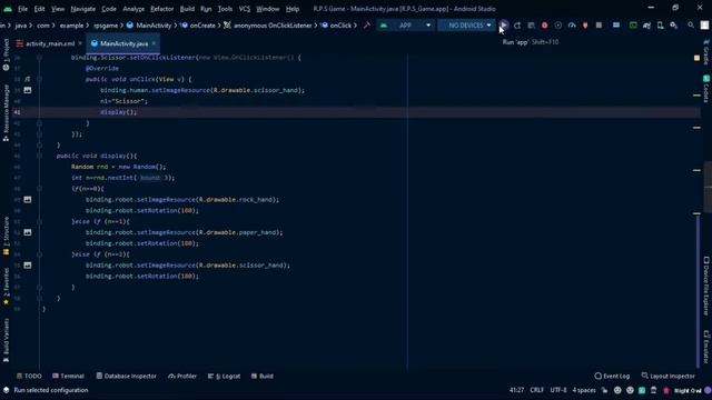 Create Your Own Game with custom dialog box in android studio | Rock Paper Scissor Game смотреть онлайн