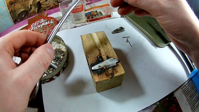 Зимняя блесна на окуня своими руками. Авторская блесна от BaitAAN. Игра блесны под водой.