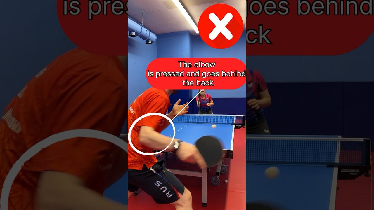 Errors elbow for your forehand! #edit #phonk #tabletennis смотреть онлайн