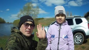 С ДОЧКОЙ НА РЫБАЛКЕ. ПЕРВЫЙ ВЫЕЗД НА РЫБАЛКУ