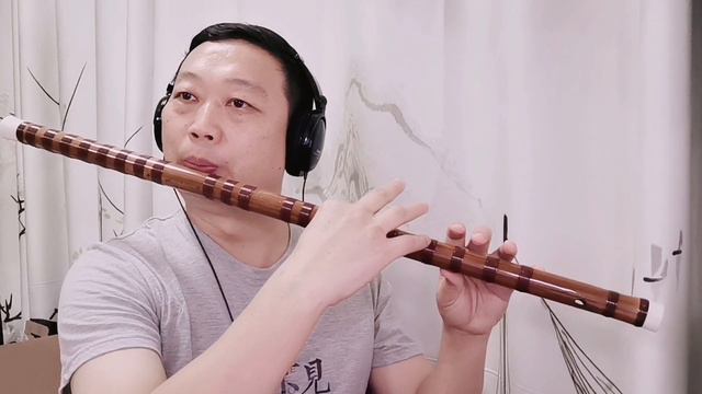 《Beautiful night of grassland》Bass A key dizi flute cover @Dan Tang смотреть онлайн
