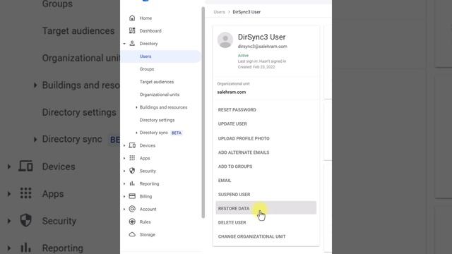 How to restore deleted files or emails for a user in Google Workspace | GWS Admin | How to