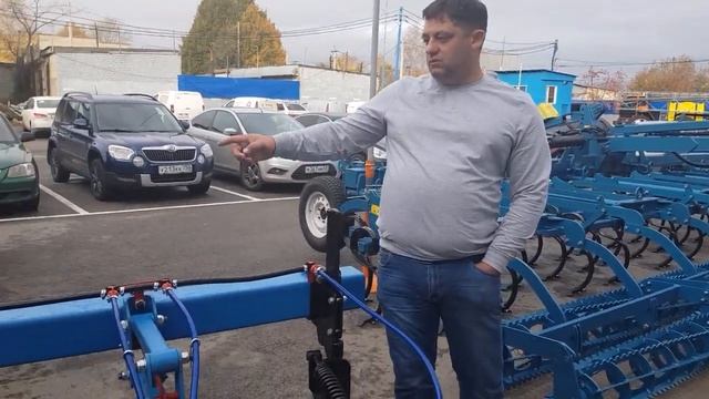 Культиватор Универсальный Междурядный КУМ-6 складной с внесение КАС смотреть онлайн