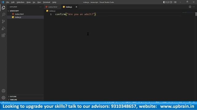 POPUP Box in java script | JavaScript tutorial for beginners | Video #3