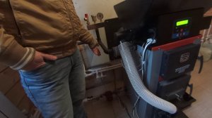 Пеллетный котле Купер, обвязка, запуск и объяснение принципа работы.