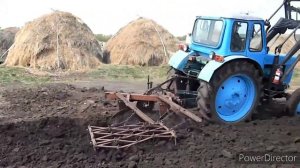 Пора пахать! Трактор Т-40 вспашка огорода