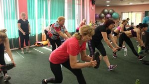 Training of the press, back and buttocks with pancakes | Anna Kurkurina