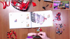 Собираю дальше LEGO Technic Ferrari 488 GTE “AF Corse #51”