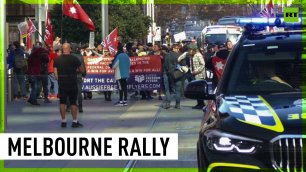 Melbourne protests against major parties in federal election
