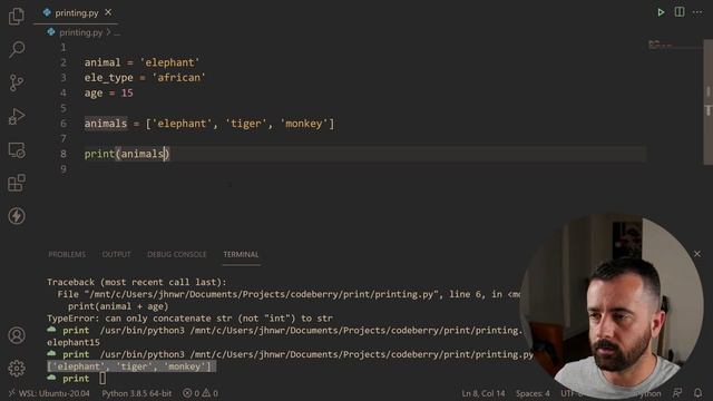Python Print Function – Python tutorial for beginners – CodeBerry Programming School