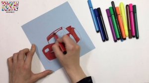 Рисуем Молнию Маквин тачки. Как нарисовать молнию маквин? Онлайн школа рисования для детей WOW DRAW