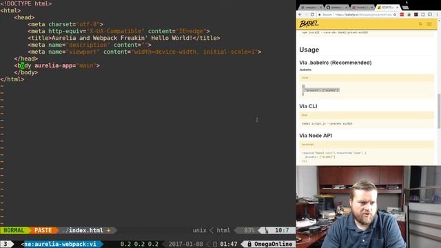 How To Setup Aurelia With Webpack смотреть онлайн