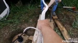 Скважина под поверхностный насос. Своими рукам, в ручную, все как мы любим))).