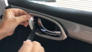 Как снять обшивку двери на NISSAN SENTRA. How to remove door panel  NISSAN SENTRA